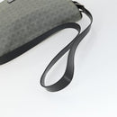 Salvatore Ferragamo Gancini Shoulder Bag PVC Canvas Gray Silver Auth 163461-7