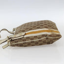 GUCCI GG Canvas Sherry Line Shoulder Bag Beige Gold 144388 Auth 163466-3