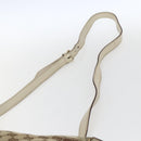 GUCCI GG Canvas Sherry Line Shoulder Bag Beige Gold 144388 Auth 163466-14