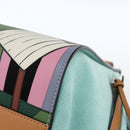 LOEWE Hammock Hand Bag Leather Light Blue Silver Auth 163467SAM-8