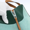 LOEWE Hammock Hand Bag Leather Light Blue Silver Auth 163467SAM-9