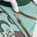 LOEWE Hammock Hand Bag Leather Light Blue Silver Auth 163467SAM-18