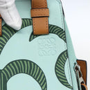 LOEWE Hammock Hand Bag Leather Light Blue Silver Auth 163467SAM-19