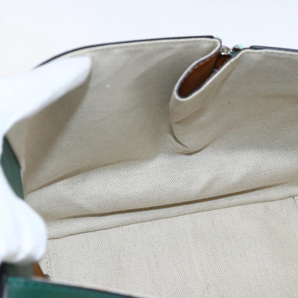 LOEWE Hammock Hand Bag Leather Light Blue Silver Auth 163467SAM