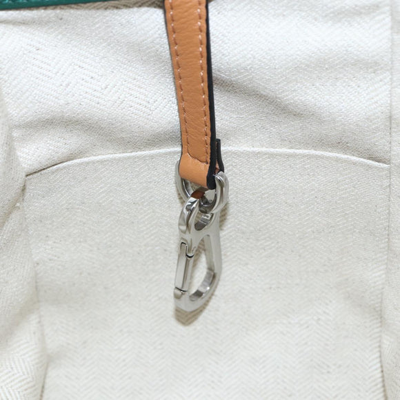 LOEWE Hammock Hand Bag Leather Light Blue Silver Auth 163467SAM