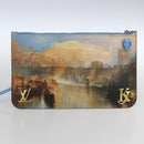 LOUIS VUITTON Masters Collection TURNER Neverfull MM Bag Blue LV Auth 163470SM-27