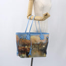 LOUIS VUITTON Masters Collection TURNER Neverfull MM Bag Blue LV Auth 163470SM-37