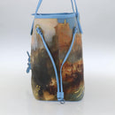 LOUIS VUITTON Masters Collection TURNER Neverfull MM Bag Blue LV Auth 163470SM-4