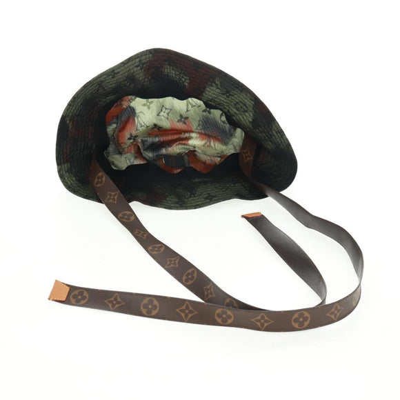 LOUIS VUITTON Bonney Cut Hat Nylon Khaki MP2726 LV Auth 163472SAM
