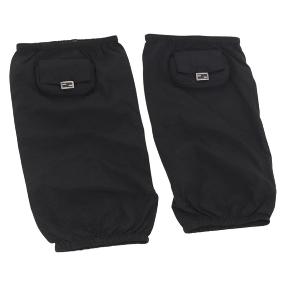 FENDI Stulpen Nylon Schwarz Auth 163473V