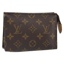 LOUIS VUITTON Monogram Poche Toilette 15 Pouch M47546 LV Auth 163477-1