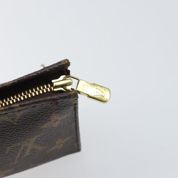 LOUIS VUITTON Monogram Poche Toilette 15 Pouch M47546 LV Auth 163477