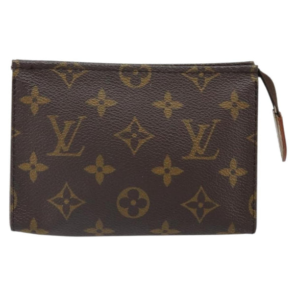 LOUIS VUITTON Monogram Poche Toilette 15 Pouch M47546 LV Auth 163477