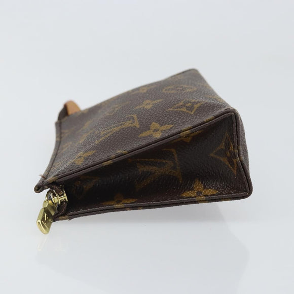 LOUIS VUITTON Monogram Poche Toilette 15 Pouch M47546 LV Auth 163477