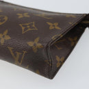 LOUIS VUITTON Monogram Poche Toilette 15 Pouch M47546 LV Auth 163477-7