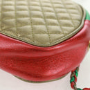 GUCCI Zumi Shoulder Bag Leather Multicolor Gold 534951 Auth 163498V-17