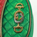 GUCCI Zumi Shoulder Bag Leather Multicolor Gold 534951 Auth 163498V-18