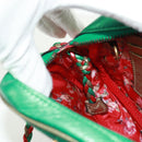 GUCCI Zumi Shoulder Bag Leather Multicolor Gold 534951 Auth 163498V-19