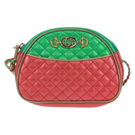 GUCCI Zumi Shoulder Bag Leather Multicolor Gold 534951 Auth 163498V - 0