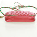 GUCCI Zumi Shoulder Bag Leather Multicolor Gold 534951 Auth 163498V-5