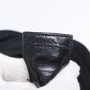 FENDI Mamma Baguette Shoulder Bag Nylon Black Silver Auth 163500-12