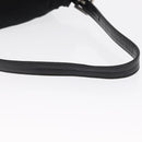 FENDI Mamma Baguette Shoulder Bag Nylon Black Silver Auth 163500-7