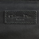 Christian Dior Trotter Canvas Vanity Hand Bag Black Silver Auth 163501V-17