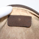 GUCCI GG Supreme Web Sherry Line Clutch Bag PVC Beige Gold 63 01 012 Auth 163504-9