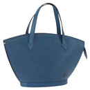 LOUIS VUITTON Epi Saint Jacques Shoulder Bag Blue M52275 LV Auth 163506-1