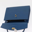 LOUIS VUITTON Epi Malesherbes Hand Bag Blue M52375 LV Auth 163509-18