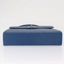 LOUIS VUITTON Epi Malesherbes Hand Bag Blue M52375 LV Auth 163509-5