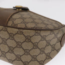 GUCCI GG Supreme Web Sherry Line Bag PVC Beige Gold 89 02 032 Auth 163510-14