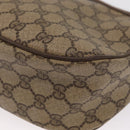 GUCCI GG Supreme Web Sherry Line Bag PVC Beige Gold 89 02 032 Auth 163510-16
