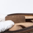 GUCCI GG Supreme Web Sherry Line Bag PVC Beige Gold 89 02 032 Auth 163510-12