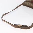 GUCCI GG Supreme Web Sherry Line Bag PVC Beige Gold 89 02 032 Auth 163510-7