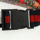 GUCCI Children GG Supreme Waist bag PVC Beige Silver 502095 Auth 163511V-8