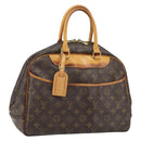 LOUIS VUITTON Monogram Deauville Hand Bag M47270 LV Auth 163514-1