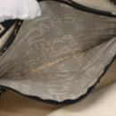 CHANEL By Sea Line Tote Bag Canvas Black Silver CC Auth 163519-11