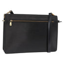 LOUIS VUITTON Epi Angian Shoulder Bag 2way Black M52112 LV Auth 163521-1