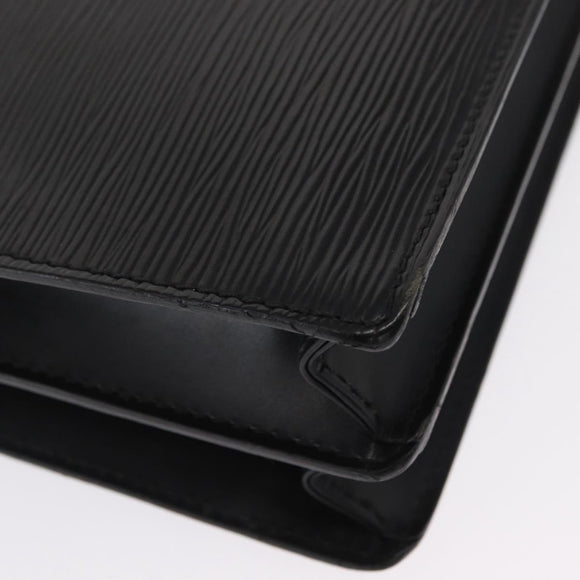 LOUIS VUITTON Epi Angian Shoulder Bag 2way Black M52112 LV Auth 163521