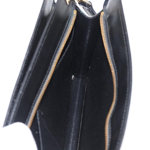 LOUIS VUITTON Epi Angian Shoulder Bag 2way Black M52112 LV Auth 163521