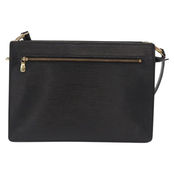 LOUIS VUITTON Epi Angian Shoulder Bag 2way Black M52112 LV Auth 163521
