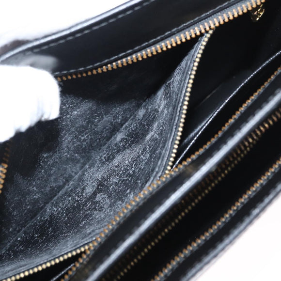 LOUIS VUITTON Epi Angian Shoulder Bag 2way Black M52112 LV Auth 163521