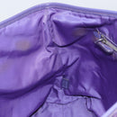 PRADA Tote Bag Nylon Purple Silver Auth 163524-21