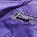 PRADA Tote Bag Nylon Purple Silver Auth 163524-22