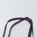 PRADA Tote Bag Nylon Purple Silver Auth 163524-8