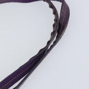 PRADA Tote Bag Nylon Purple Silver Auth 163524-9