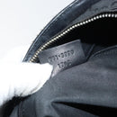 GUCCI GG Canvas Shoulder Bag Black Silver 001 3770 1705 Auth 163525-21