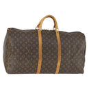 LOUIS VUITTON Monogram Keepall 60 Boston Bag M41422 LV Auth 163530-1