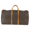LOUIS VUITTON Monogram Keepall 60 Boston Bag M41422 LV Auth 163530-13